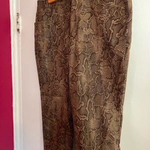 WHBM Brown Snake a skinny Pants 16